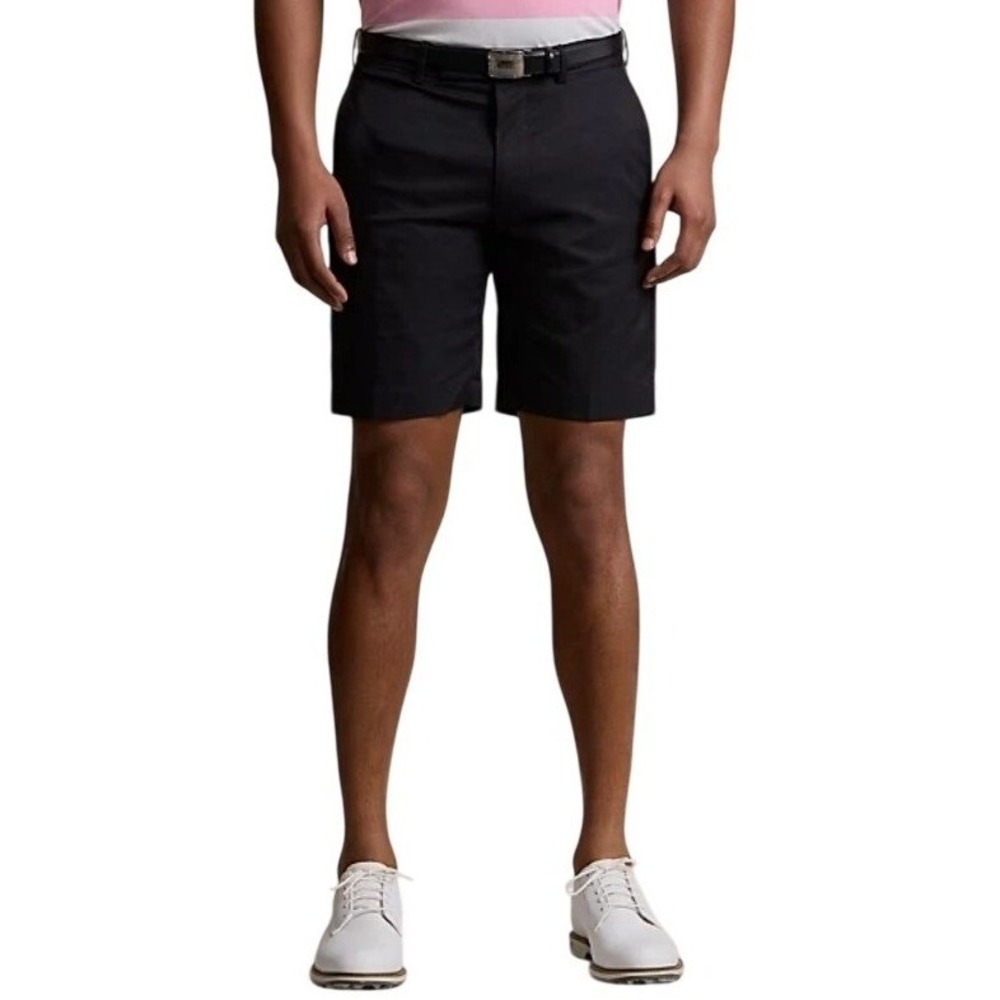 RLX Ralph Lauren Mens 38 Waist Black 9" Tailored Fit Performance Golf Shorts